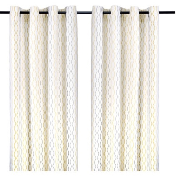 Ikea Accents Four Henny Rand Curtain Panels Poshmark